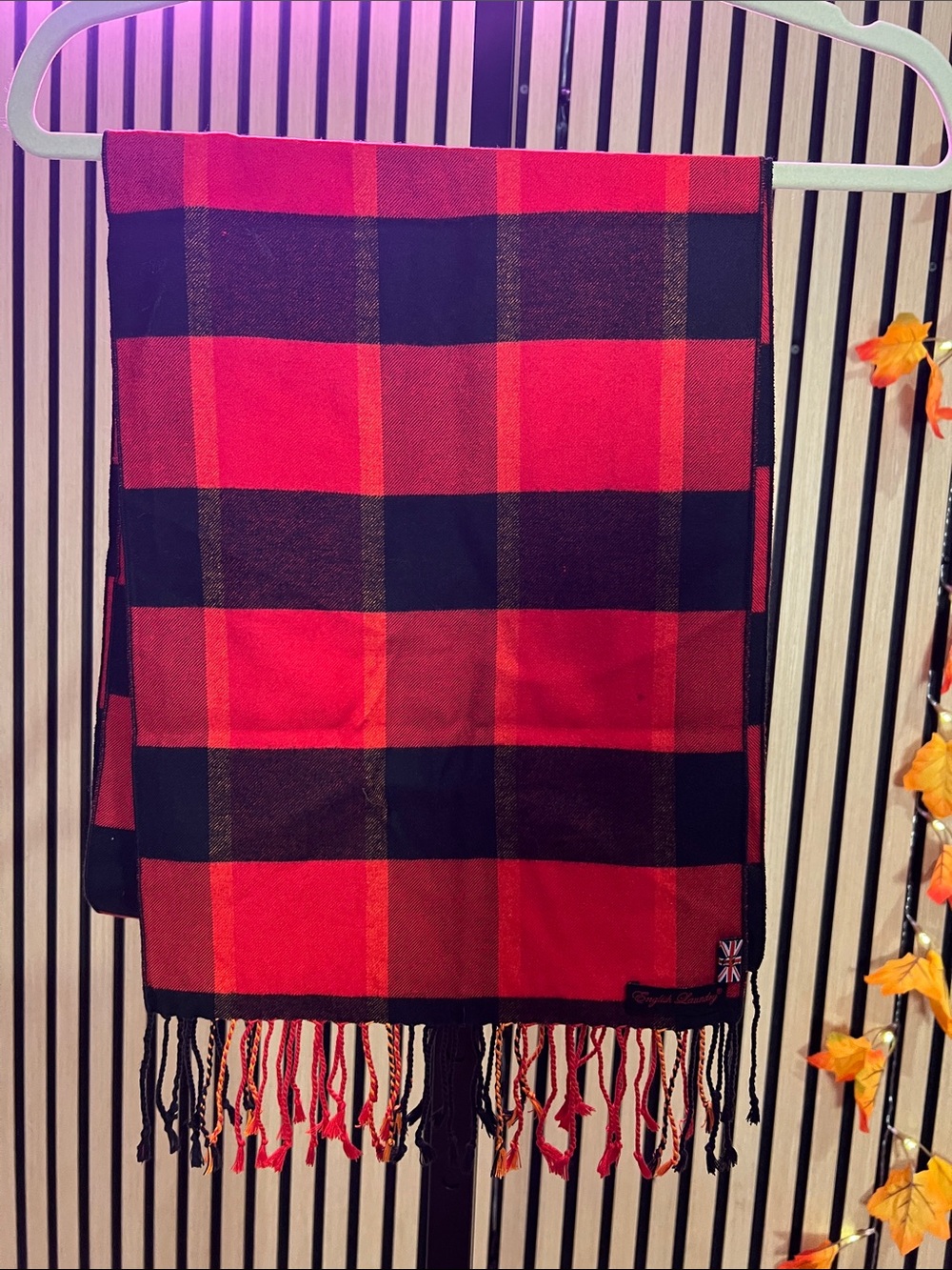 100% SILK ENGLISH FACTORY SCARF